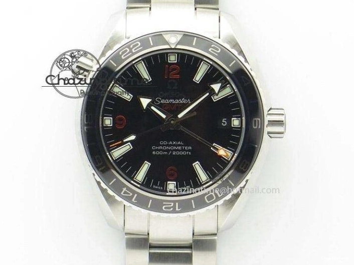 0307 AllSeason Planet Ocean 43.5mm SS VSF 1:1 Best Edition Gray Bezel Gray Dial on Black Rubber Strap A8900 Super Clone 7712